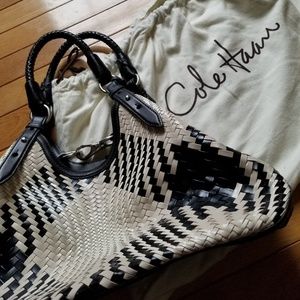 Beautiful Cole Haan Woven Handbag!
